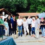 Daniel Köbler und Pia Schellhammer besuchen das Jugendhandwerkerdorf in Worms bei ihrer Sommertour am 31.Juli 2015